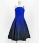 Hula Midi Gradation Dress/ Luxury Collection / Blue & Black / Jp69blbk