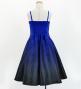 Hula Midi Gradation Dress/ Luxury Collection / Blue & Black / Jp69blbk