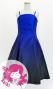 Hula Midi Gradation Dress/ Luxury Collection / Blue & Black / Jp69blbk