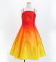 Hula Midi Gradation Dress/ Luxury Collection / Dark Orange & Yellow / Jp69dorye