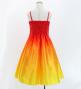 Hula Midi Gradation Dress/ Luxury Collection / Dark Orange & Yellow / Jp69dorye