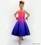 Hula Midi Gradation Dress/ Luxury Collection / Orange & Purple / Jp69orpu