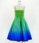 Hula Midi Gradation Dress/ Luxury Collection / YEL GRN & BLU / Jp69yegrbl