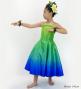 Hula Midi Gradation Dress/ Luxury Collection / YEL GRN & BLU / Jp69yegrbl