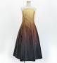 Hula Long Gradation Dress/ Luxury Collection / Beige & Brown / Jp70bebr