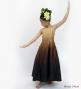 Hula Long Gradation Dress/ Luxury Collection / Beige & Brown / Jp70bebr