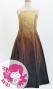 Hula Long Gradation Dress/ Luxury Collection / Beige & Brown / Jp70bebr