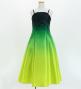 Hula Long Gradation Dress/ Luxury Collection / Green & Yellow / Jp70grye