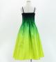 Hula Long Gradation Dress/ Luxury Collection / Green & Yellow / Jp70grye