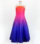 Hula Long Gradation Dress/ Luxury Collection / Orange & Purple / Jp70orpu