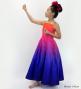Hula Long Gradation Dress/ Luxury Collection / Orange & Purple / Jp70orpu