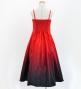 Hula Long Gradation Dress/ Luxury Collection / Red & Black / Jp70rdbk