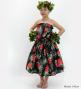 Hula Set up Keiki with Hibiscus Print / Luxury Collection / Black / Jp71bk