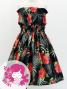 Hula Set up Keiki with Hibiscus Print / Luxury Collection / Black / Jp71bk