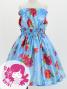 Hula Set up Keiki with Hibiscus Print / Luxury Collection / Light Blue / Jp71lbl