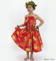 Hula Set up Keiki with Hibiscus Print / Luxury Collection / Red / Jp71rd