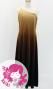 Hula One Shoulder Gradation Velvet Dress/ Luxury Collection / Beige & Brown / Jp72bebr