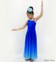 Hula One Shoulder Gradation Velvet Dress/ Luxury Collection / Blue & Light Blue / Jp72blbl