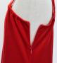 Hula One Shoulder Gradation Velvet Dress/ Luxury Collection / Red & Black / Jp72rdbk