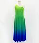 Hula One Shoulder Gradation Velvet Dress/ Luxury Collection / YEL GRN & BLU / Jp72yegrbl