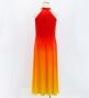 Hula Long Gradation Dress/ Luxury Collection / Dark Orange & Yellow / Jp73dorye