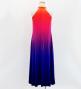 Hula Long Gradation Dress/ Luxury Collection / Orange & Purple / Jp73orpu