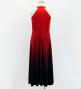 Hula Long Gradation Dress/ Luxury Collection / Red & Black / Jp73rdbk