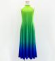 Hula Long Gradation Dress/ Luxury Collection / YEL GRN & BLU / Jp73yegrbl
