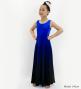 Hula Long Gradation Dress/ Luxury Collection / Blue & Black / Jp74blbk
