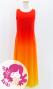 Hula Long Gradation Dress/ Luxury Collection / Dark Orange & Yellow / Jp74dorye