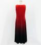 Hula Long Gradation Dress/ Luxury Collection / Red & Black / Jp74rdbk