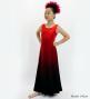 Hula Long Gradation Dress/ Luxury Collection / Red & Black / Jp74rdbk