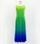 Hula Long Gradation Dress/ Luxury Collection / YEL GRN & BLU / Jp74yegrbl