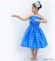 Hula Set up Keiki with palaka check / Luxury Collection / Blue / Jp75bl
