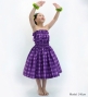 Hula Set up Keiki with Palaka Check Print / Luxury Collection / Dark Purple / Jp75dpu