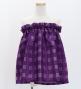 Hula Set up Keiki with Palaka Check Print / Luxury Collection / Dark Purple / Jp75dpu