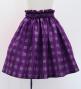 Hula Set up Keiki with Palaka Check Print / Luxury Collection / Dark Purple / Jp75dpu