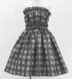 Hula Set up Keiki with Palaka Check Print / Luxury Collection / Gray / Jp75gy