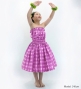 Hula Set up Keiki with Palaka Check Print / Luxury Collection / Lilac / Jp75li