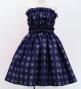 Hula Set up Keiki with Palaka Check Print / Luxury Collection / Navy / Jp75nv