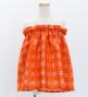 Hula Set up Keiki with Palaka Check Print / Luxury Collection / Orange / Jp75or