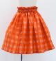 Hula Set up Keiki with Palaka Check Print / Luxury Collection / Orange / Jp75or