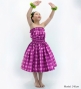Hula Set up Keiki with Palaka Check Print / Luxury Collection / Purple / Jp75pu