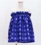 Hula Set up Keiki with Palaka Check Print / Luxury Collection / Royal Blue / Jp75rbl
