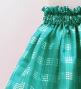 Hula Set up Keiki with Palaka Check Print / Luxury Collection / Turquoise Blue / Jp75tbl