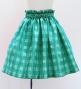 Hula Set up Keiki with Palaka Check Print / Luxury Collection / Turquoise Blue / Jp75tbl