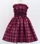 Hula Set up Keiki with Palaka Check Print / Luxury Collection / Wine / Jp75wi