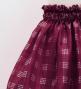 Hula Set up Keiki with Palaka Check Print / Luxury Collection / Wine / Jp75wi