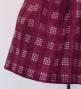 Hula Set up Keiki with Palaka Check Print / Luxury Collection / Wine / Jp75wi