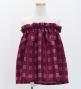 Hula Set up Keiki with Palaka Check Print / Luxury Collection / Wine / Jp75wi